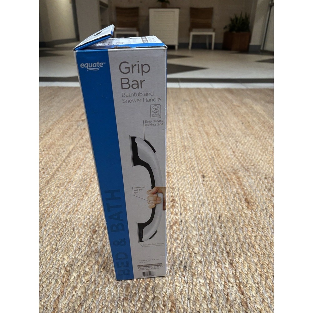 Brand new sealed in box Equate Grip Bar Bathtub Shower Handle